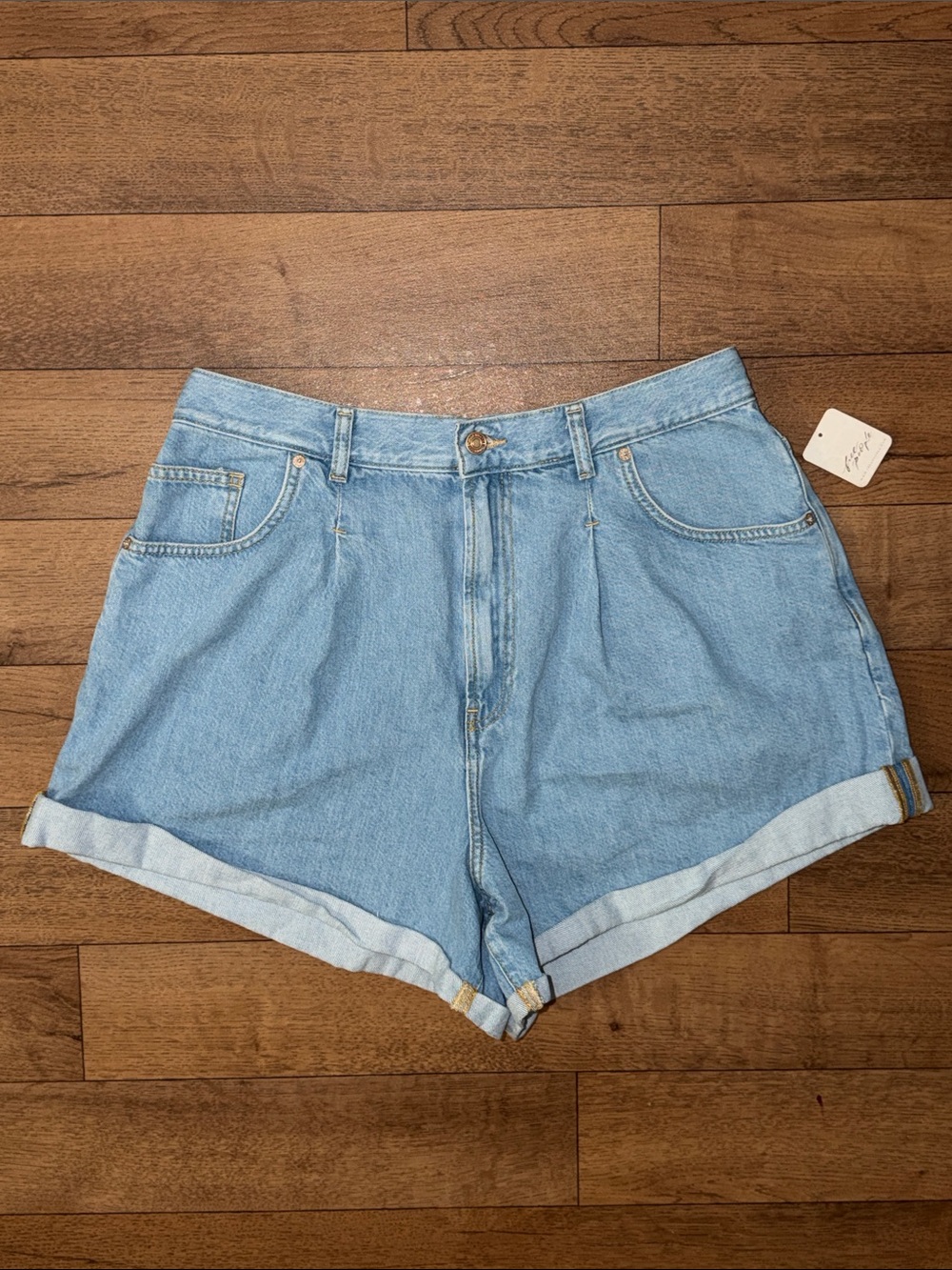 We The Free Size Extra Large Danni High Rise Short NWT 100% Cotton Bohemian XL